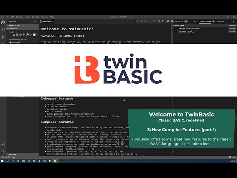 twinBASIC - New Compiler Features (part 1)