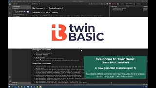 twinBASIC - New Compiler Features (part 1)