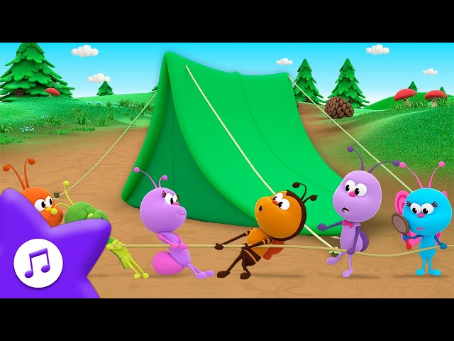 Camping Day 🏕️ Camping Song 🦋 BOOGIE BUGS 🐞 PREMIERE 🎵 + More Kids Songs | Toddler Learning class=