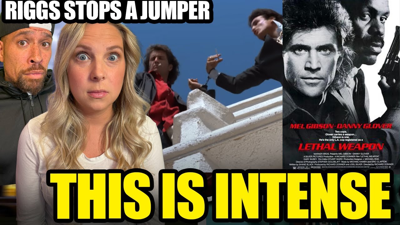 She's NEVER seen Lethal Weapon, Riggs Stops A Jumper! This is INTENSE....