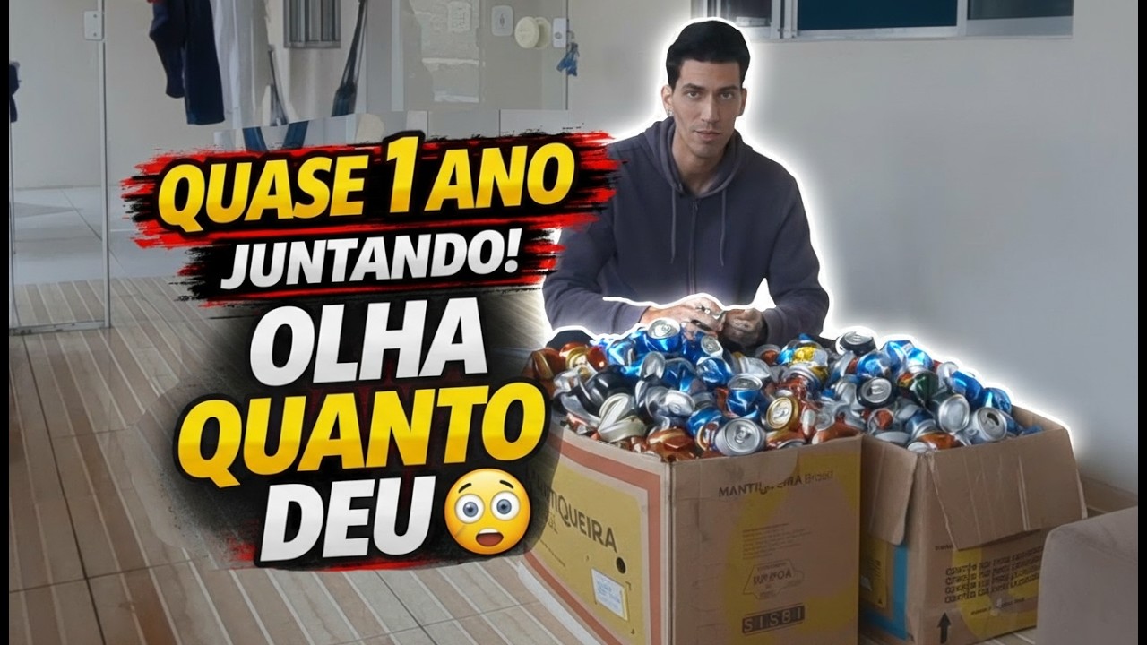 Ninguém acredita quanto dinheiro dá juntar latinhas no Brasil