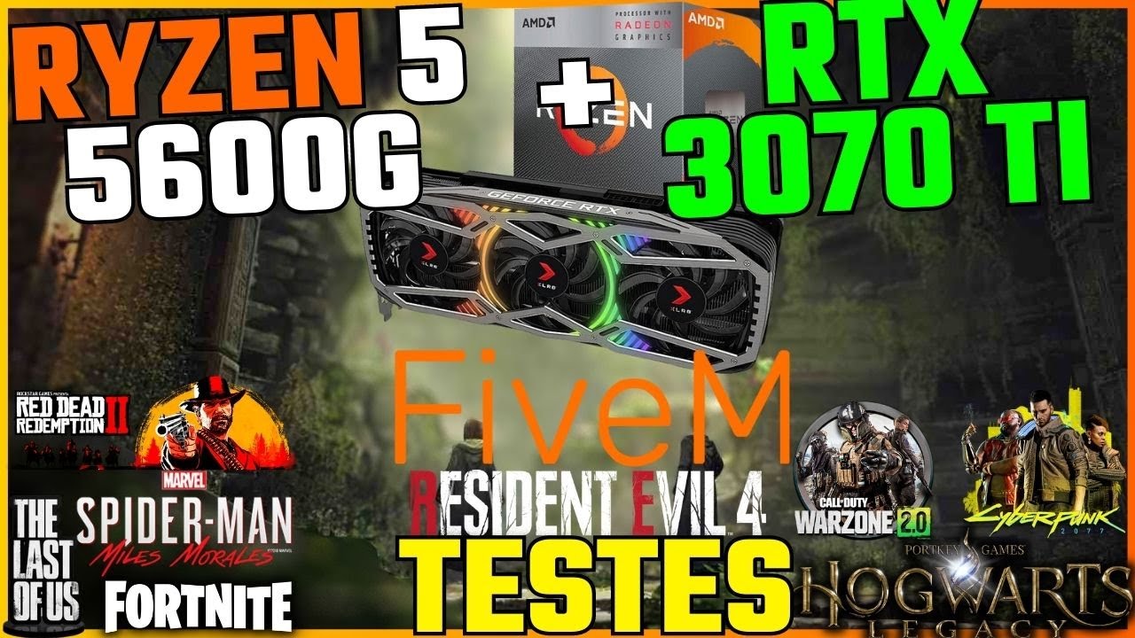 Ryzen 5 5600G + RTX 3070 TI - Tests in various games 2023 - YouTube