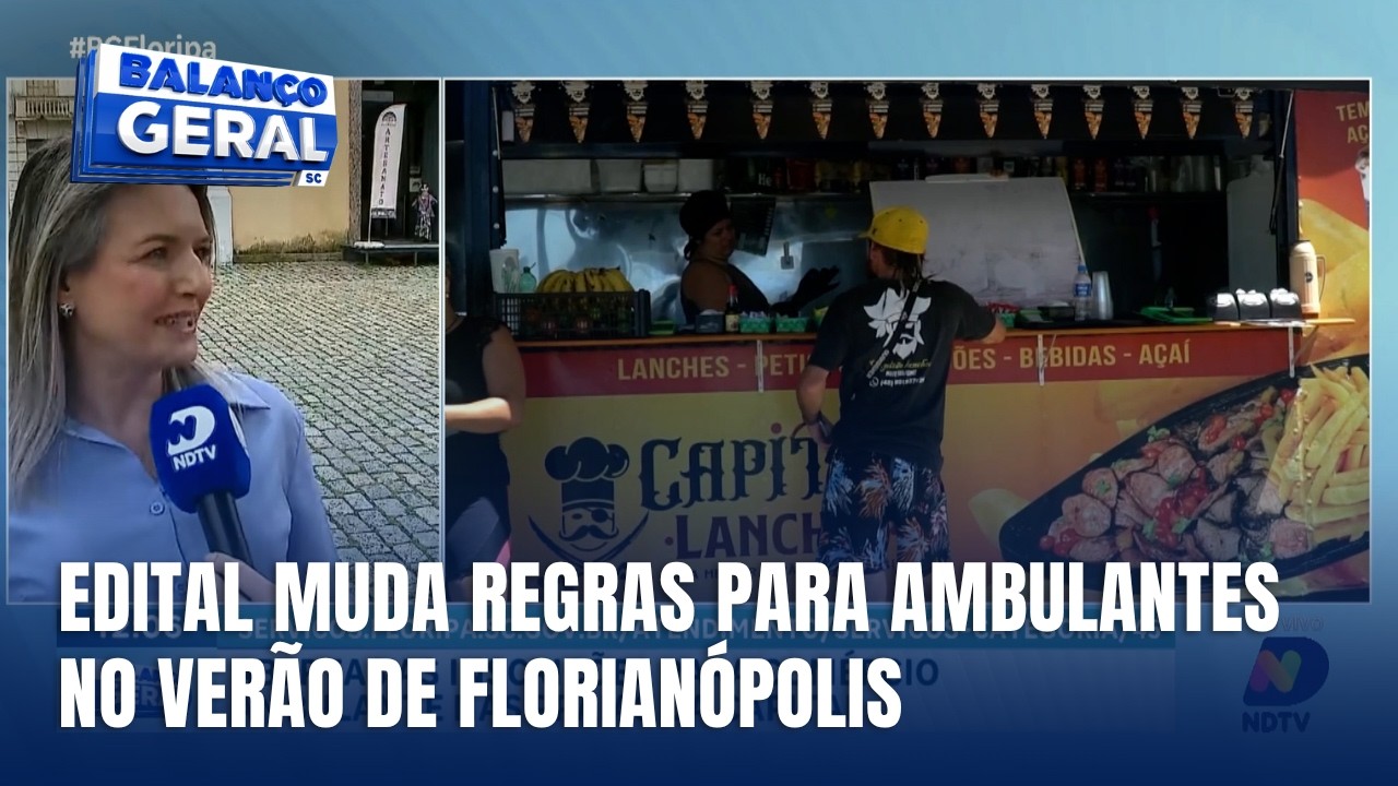 Florianópolis abre inscrições para ambulantes nas praias no verão 2026/2027