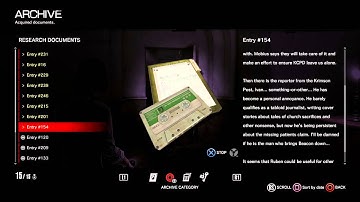 The Evil Within [DLC1+DLC2] [Archive] Research Documents