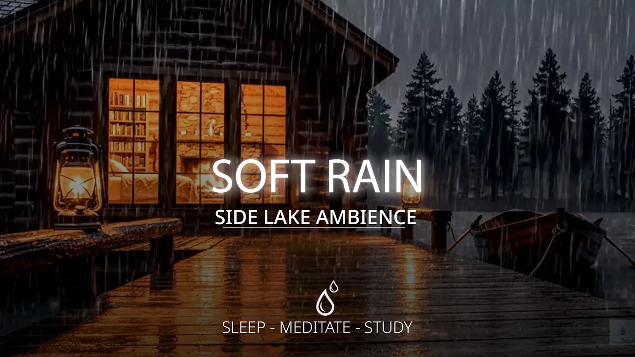 Sleep Instantly with Brown Noise & Rain 😴 3 Hours of Deep Sleep Sounds for Insomnia (No Thunder)