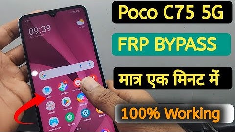 Poco C75  FRP Bypass 100%Working Trick | How to frp bypass poco c75 | Techno Vinod 