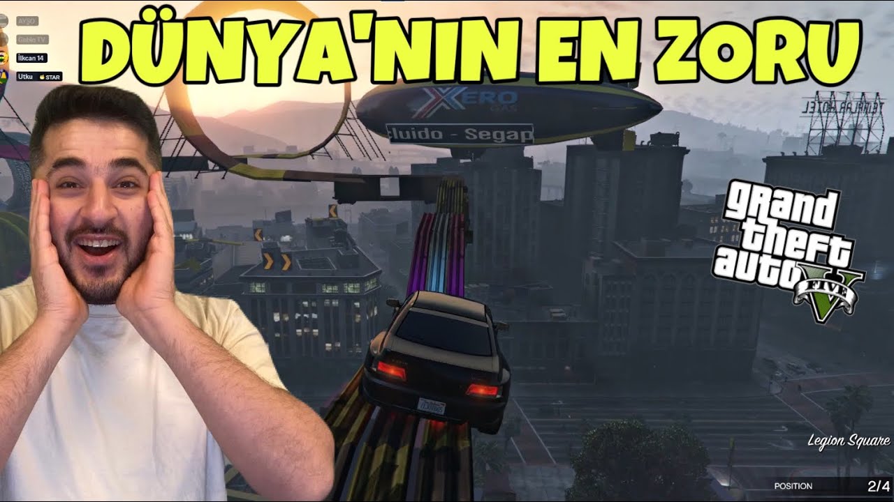 GEBLO'YU BUKADAR SİNİRLİ GÖRMEDİNİZ, ÇILDIRTAN GTA'5 PARKURU! -GTA 5 ONLİNE