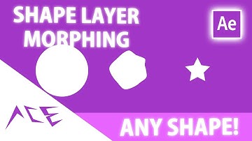 After Effects Tutorial - Shape Layer Morphing