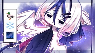 •SPEEDPAINT #45• - |Space Angel| (emoji character 1/5)