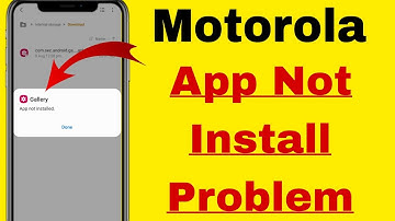 App not installed problem Motorola Moto G85 || How to solve app installation Problem In Motorola