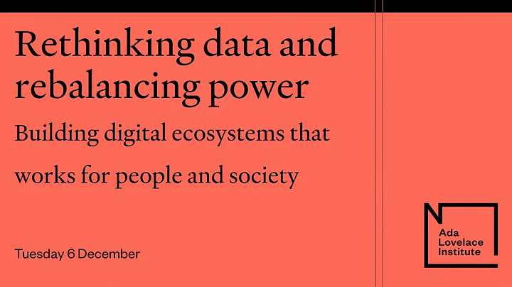 Rethinking data and rebalancing power: building a ...