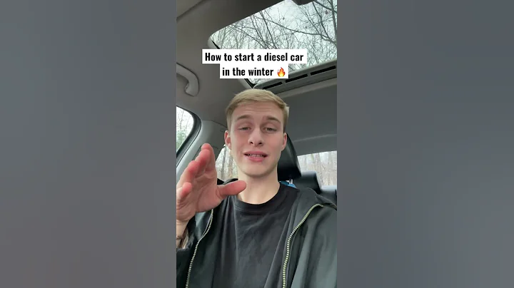 How to: Start a Diesel Car in The Winter #shorts