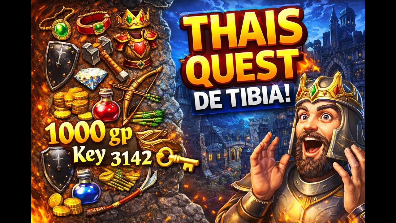 Tibia - Thais Quest (Misión 1 - 6) - Level 40 (Free)