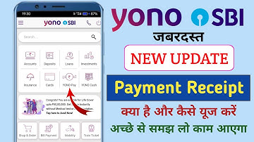 Yono SBI New Update - Payment Receipt | How to Share Fund Transfer Receipt from Yono SBI | SBI