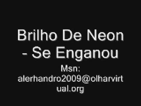 brilho de neon se enganou