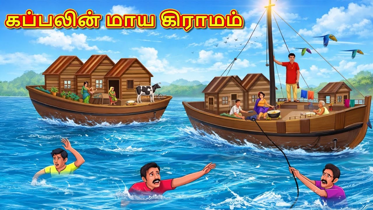 கப்பலின் மாய கிராமம் | New Tamil Stories | Tamil Stories | Tamil Kataikal | Tamil Fun