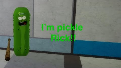 How to get the I’m pickle rick!!badge in piggy roleplay