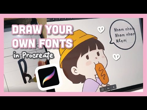 Video Cách tạo font chữ trên Ipad | How to create your own... - youtube