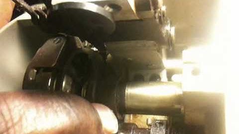 How to Adjust Feed Dog Height On A Necchi Supernova Free Arm Sewing Machine