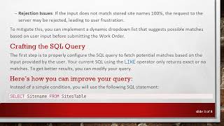 Enhancing User Experience with SQLite in Delphi: Dynamic Dropdowns for Site Name Matching