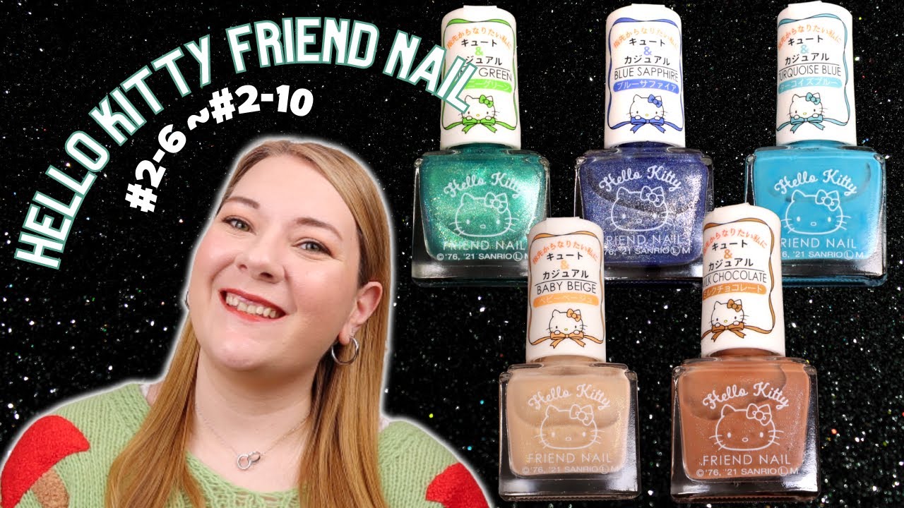 Friend Nail || Hello Kitty Nail Polish || Swatch and Review