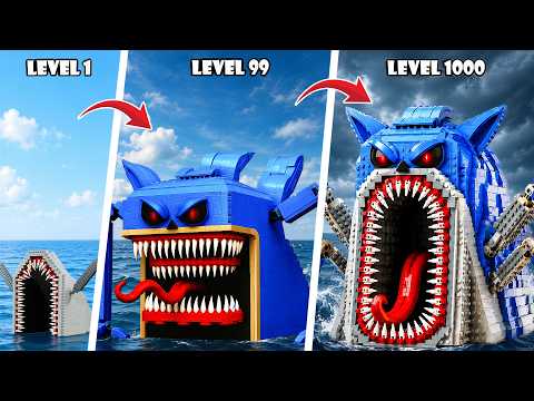 I Build All LEGO Shin Sonic Tapes Upgraded Versions - Noob, Pro, Hack Sonic That You've Never Seen
