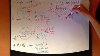 Engineering Statics Ch4 Part9: Moment, Equivalent Couple, Multiple Couples