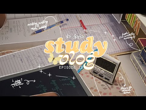 STUDY VLOG, VERY productive days in my life