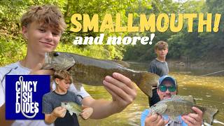 Summer SMALLMOUTH Fishing in CINCINNATI Creeks