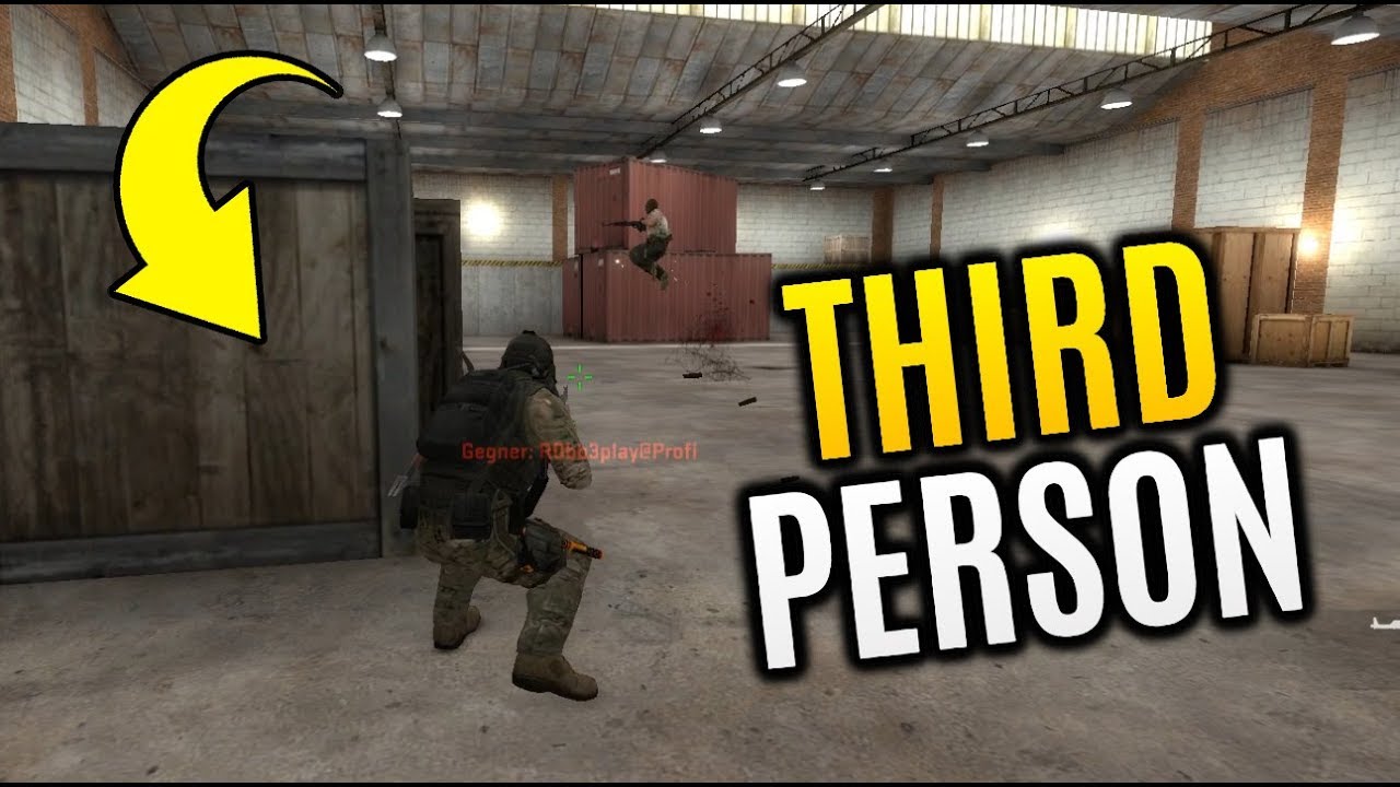 CS:GO IN THIRD PERSON? - 1vs1 Challenge - YouTube