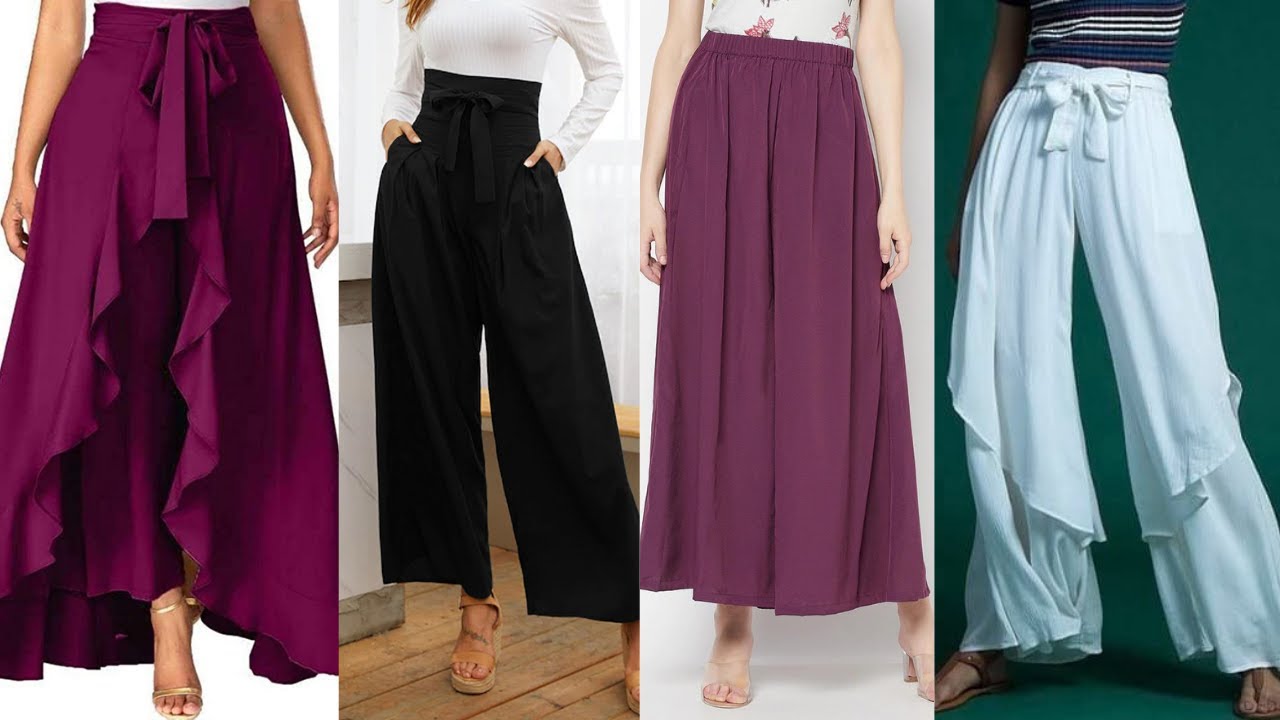 Different types of palazzo with names | Latest palazzo designs 2022 |