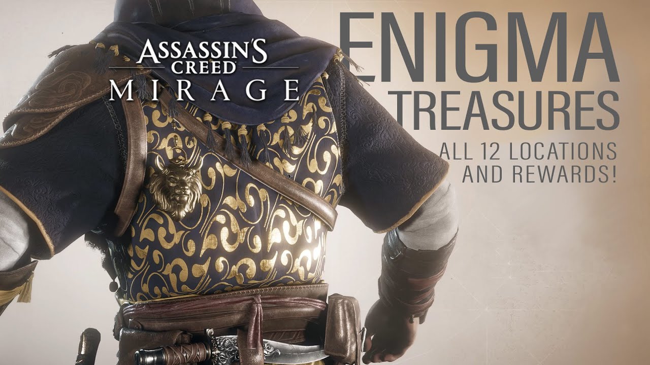 Assassin's Creed Mirage All 12 Enigma Treasures (and all rewards) YouTube