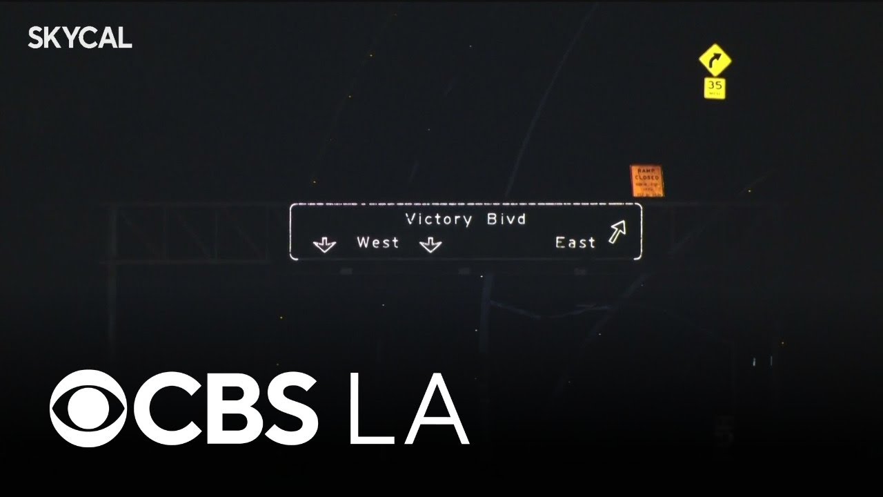 Copper theft turns off the lights on 170 Freeway through the San Fernando Valley