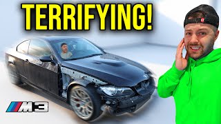 FIRST DRIVE IN MY WRECKED SUPERCHARGED BMW M3