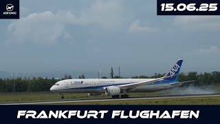 Aircraft Landings at Frankfurt Airport – ANA, Lufthansa, Condor, AeroLogic | 15 June 2025