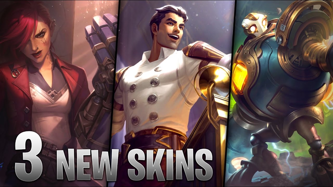 3 New Arcane Victorious Skins Vi Jayce Blitzcrank League Of Legends Youtube