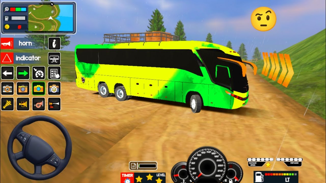 Coach Bus SIMULATOR Indian 🇮🇳 Off Road Driving Bus Game Simulator 2026 Gameplay Video Part 38