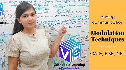L 3 | Modulation Techniques in Analog Communication | AM | FM | PM | PAM | PWM | PPM | Analog Comm |