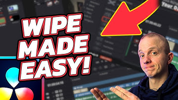 Before and after wipe effect in Davinci Resolve