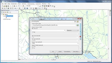 How to buffer data in ArcMap -  ArcGIS 10 2