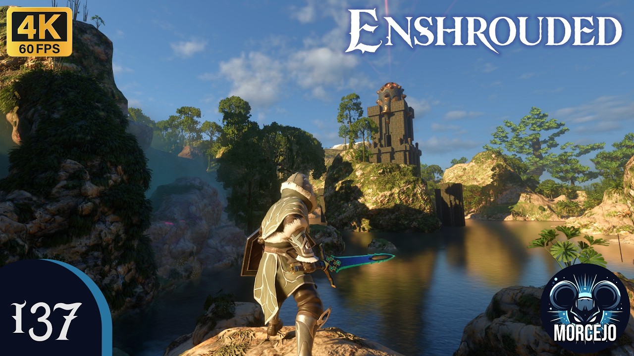 Enshrouded - Veilwater Basin Spire! - Gameplay 137