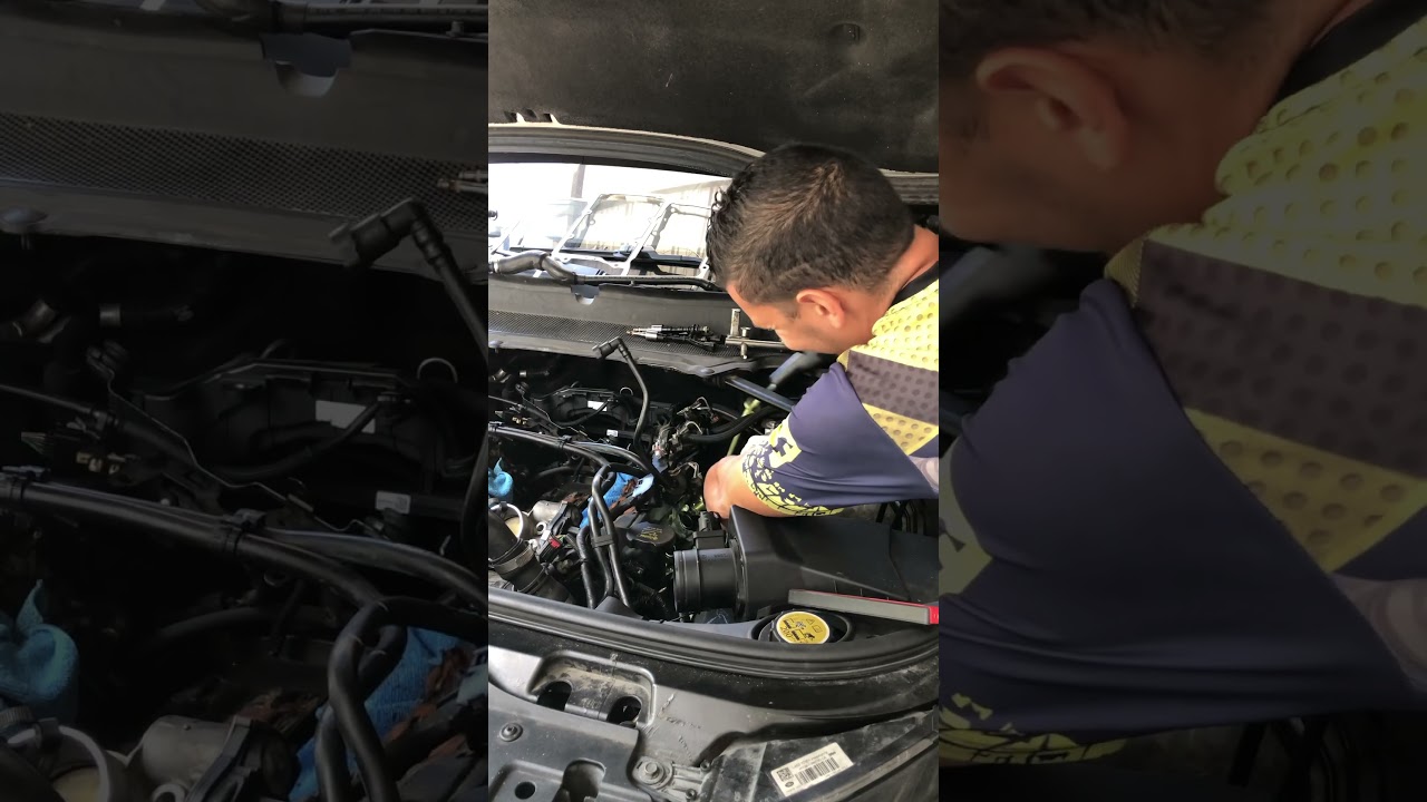 Extrayendo inyectores #landrover #discovery #injector #automobile #mechanic #chrisautolab