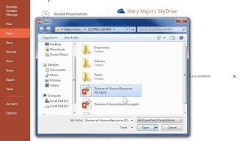 PowerPoint 2013 Stop Sharing a Presentation