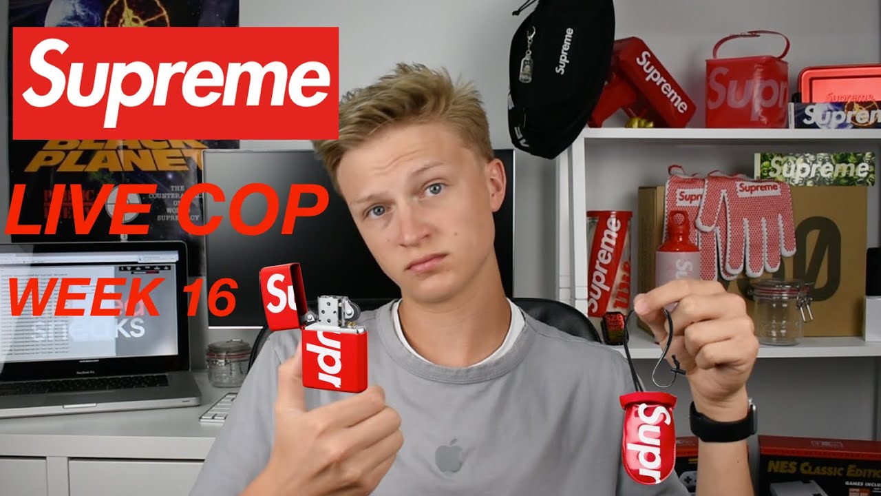 Supreme SS18 Week 16 Live Cop! Copped two thing!!