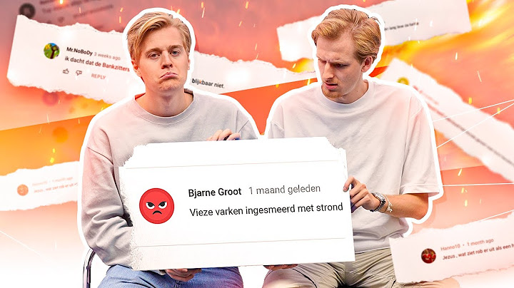 BANKZITTERS REAGEREN OP COMMENTS
