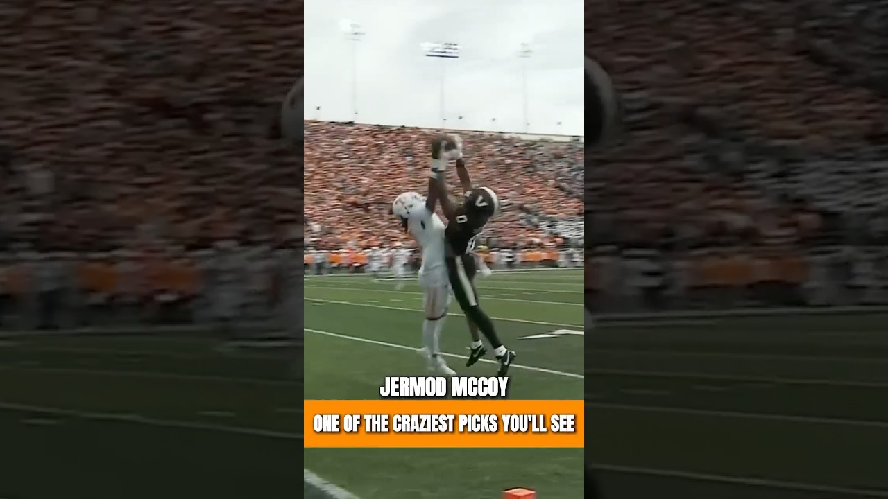 Jermod McCoy Makes INSANE INTERCEPTION in the Endzone!