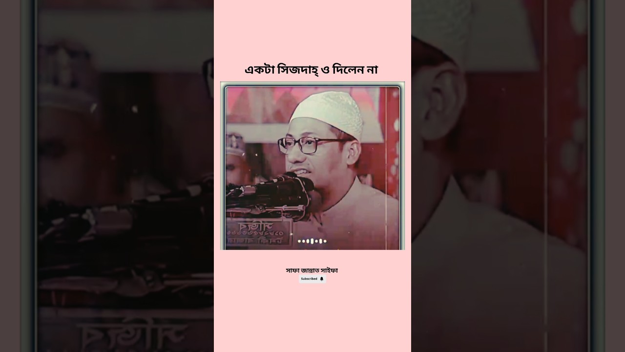 কথাগুলো সম্পূর্ণ শুনে যাবেন প্লিজ। #ওয়াজ #আনিসুর_রহমান_আশরাফী #আনিসুর_রহমান_আসরাফী #anisur_rahman's Banner