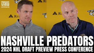 Nashville Predators Scouting Staff Previews Predators 2024 NHL Draft Outlook & Scouting Process