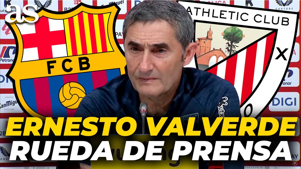 ERNESTO VALVERDE, rueda de prensa COMPLETA | PREVIA BARÇA vs ATHLETIC CLUB