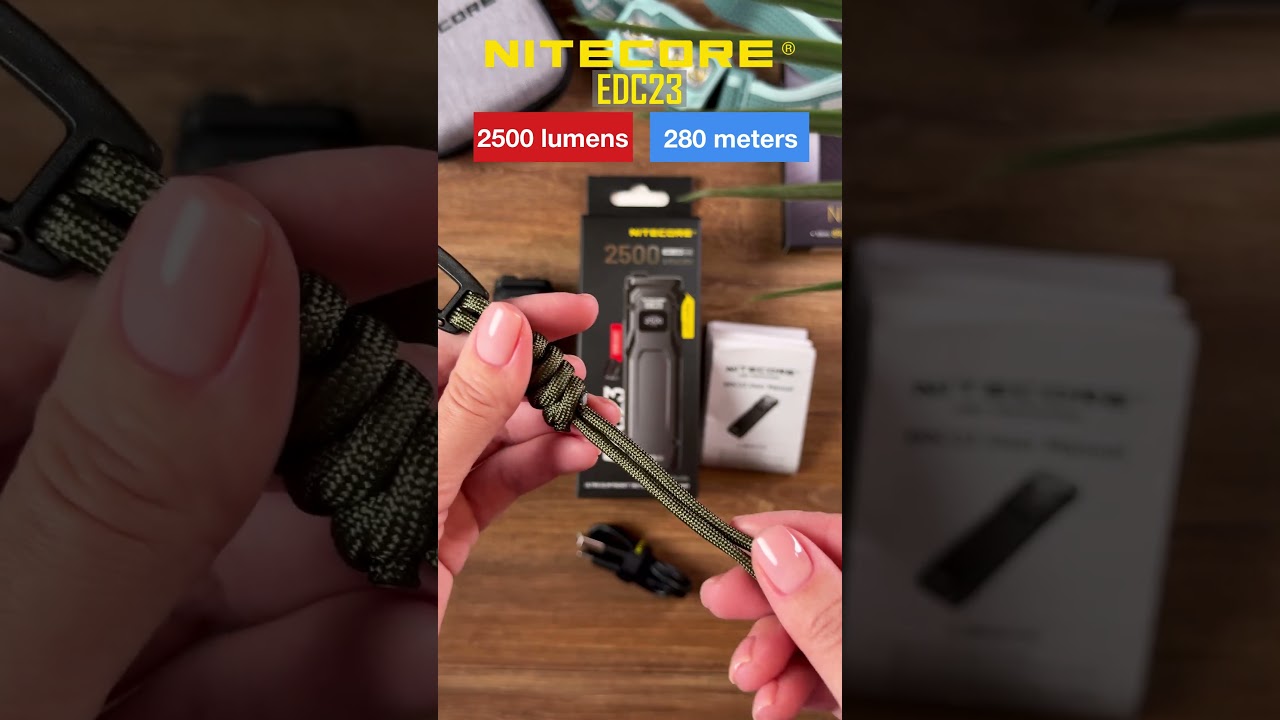 Мощный EDC фонарь Nitecore EDC23